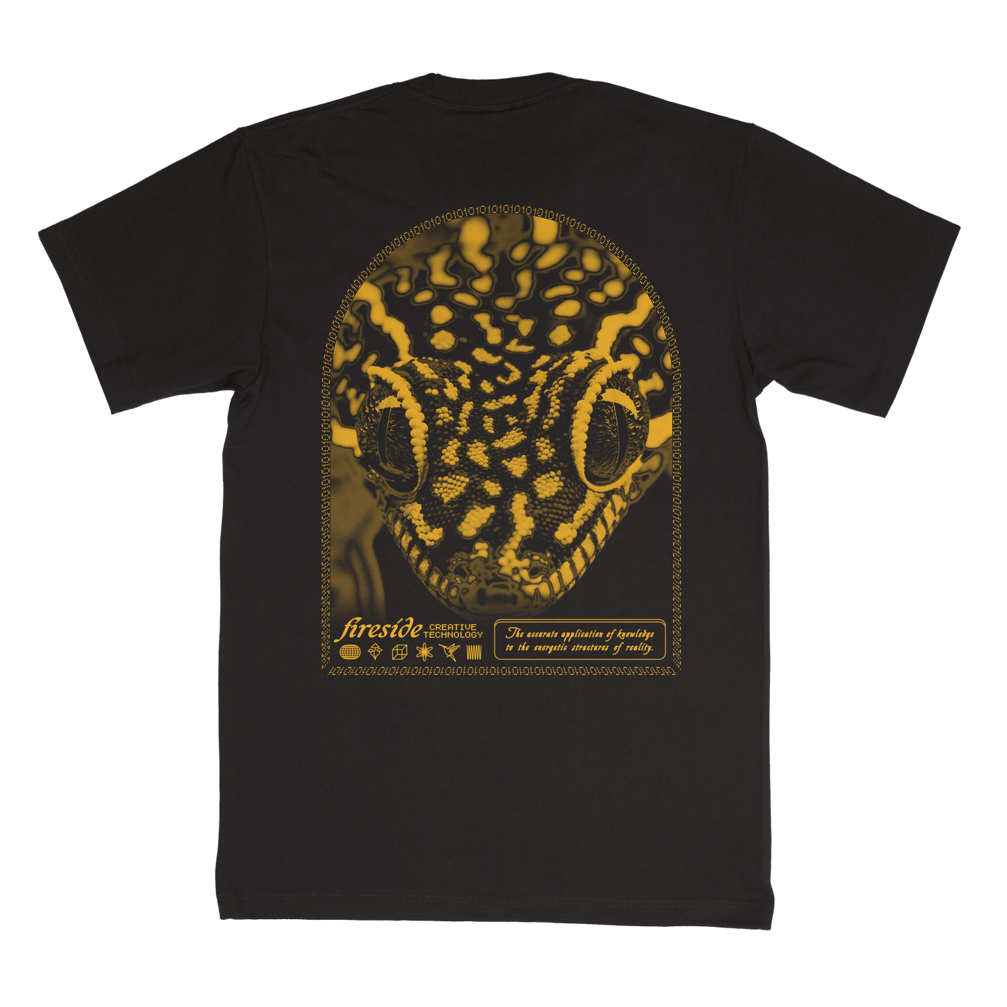 Fireside Tee - Gecko Print