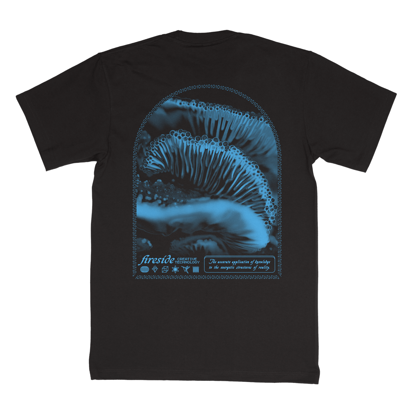 Fireside Tee - Bioluminal Print
